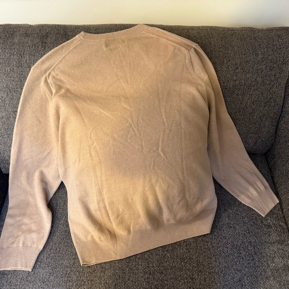 Ralph Lauren Beige 100% Washable Cashmere Sweater NWT - Picture 5 of 6